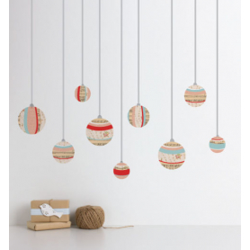 Christmas Baubles Round