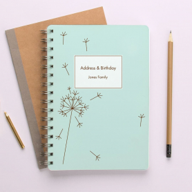 Personalized Address & Birthday Book