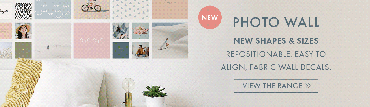 Photo Wall - New Shapes & Sizes!
